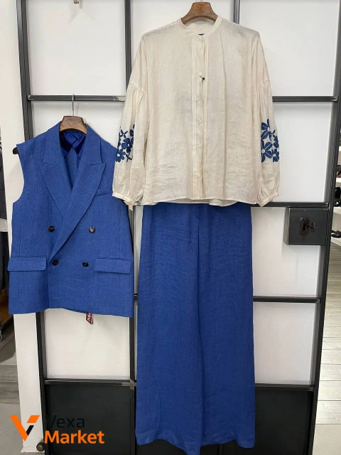 Жіночий одяг MaxMara: блуза, жилет та штани