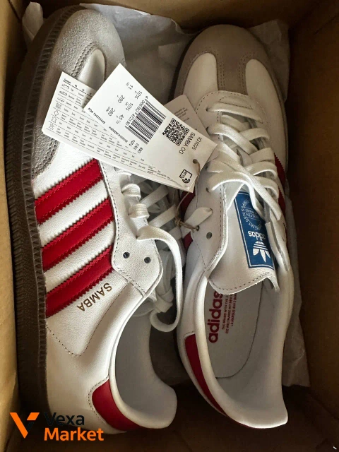 Кросівки Adidas Samba OG White/Red