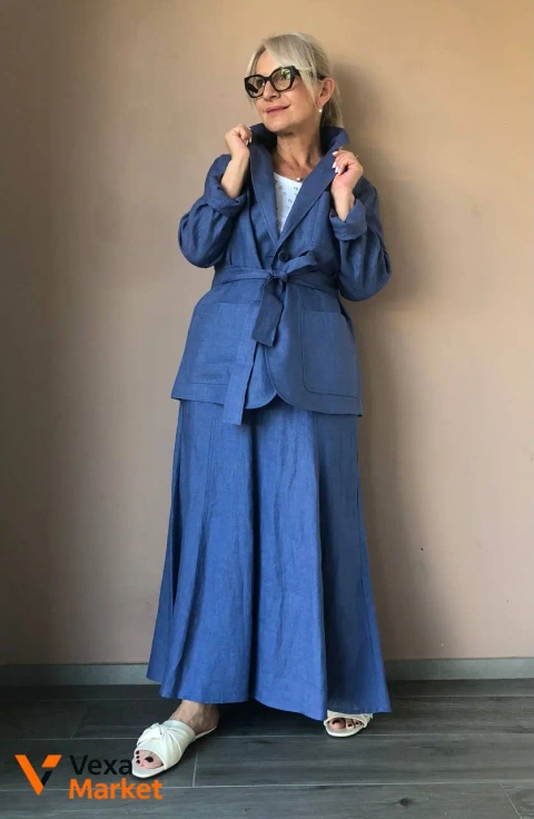 Костюм Marina Rinaldi жіночий синій
