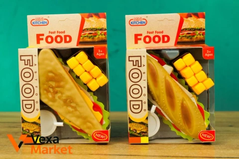 Набор игрушечной еды "Fast Food" для детей от 3 лет