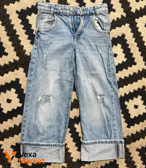 Zara джинсы для девочки размер 6/7