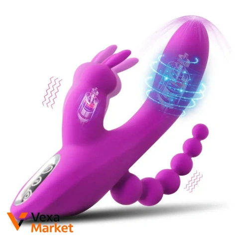 Вібратор Jack Rabbit 3 in 1 USB