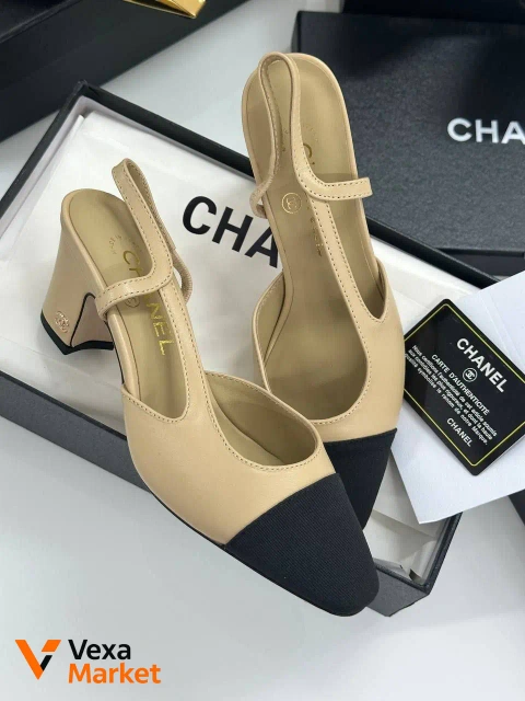 Туфлі Chanel шкіра/замша