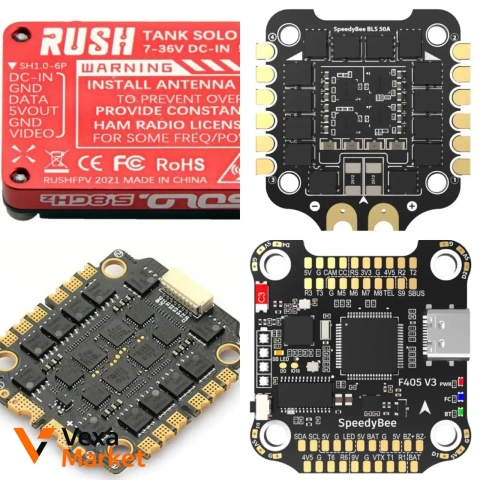 Ремонт дронів та FPV комплектуючих: VTX, VRX, FC, ESC, камери, окуляри