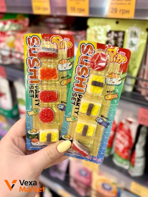 Жувальні цукерки Sushi Gummy pipp 14,5г