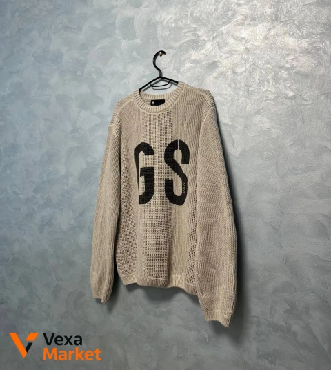 G Star Big Logo rare Stockholm sweater L