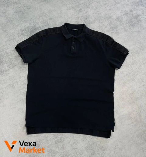 Balmain Black Men's Polo T-Shirt Size S