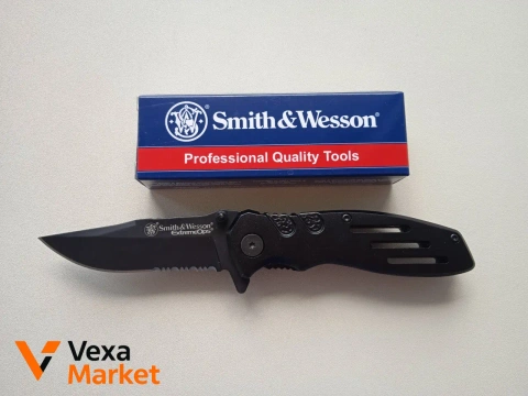Складний ніж Smith & Wesson Extreme Ops, чорний, 18 см