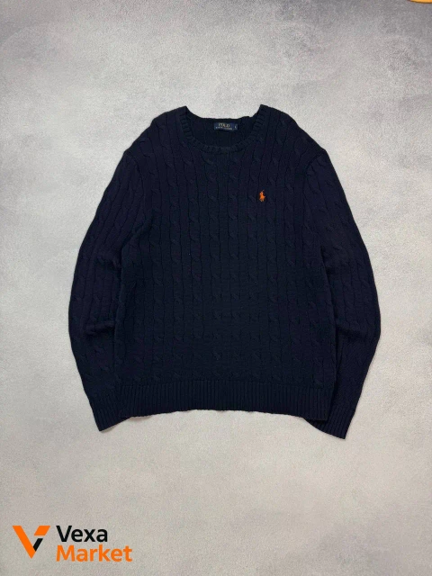 Polo Ralph Lauren Cable Knit Crew Neck Sweater L