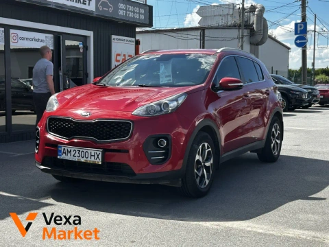 Kia Sportage 2017 Дизель 1.7 л. Червоний
