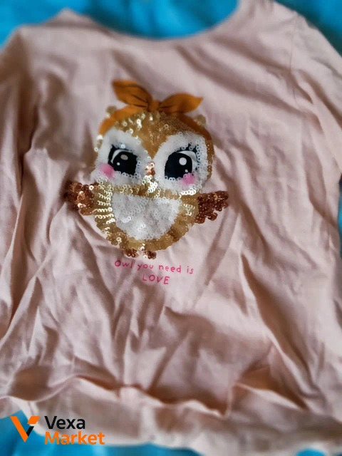 Кофтинка H&M з совою для дівчинки, розмір 92-98