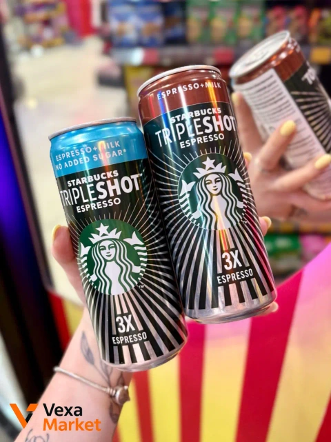 Холодна кава Starbucks Espresso Tripleshot Zero Sugar 300мл