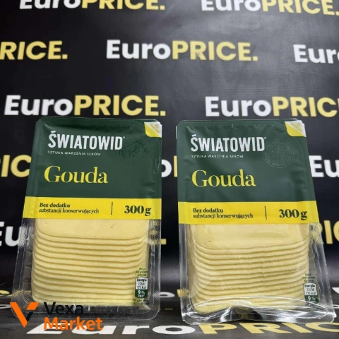 Сир нарізка Святовід Гауда 300г