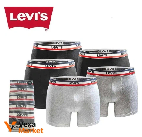 Чоловічі оригінальні боксери Levis (комплект 5 шт)