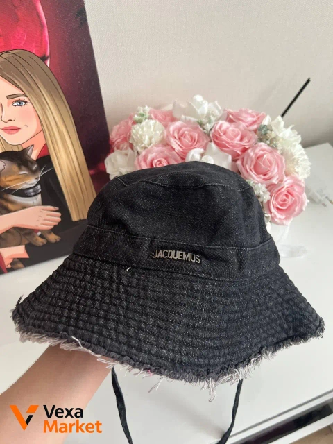 Панама Jacquemus чорна та біла