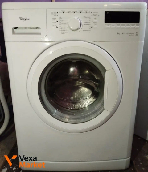Стиральная машина Whirlpool 6кг, отжим 1200об/мин
