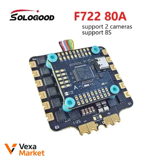 Стек Sologood F722 80A 6S для FPV дронів