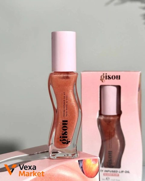 Gisou Honey Infused Lip Oil Glazed Plum 8 ml