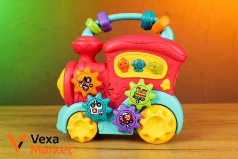 Іграшка Wtoys Потяг музичний з шестернями та підсвічуванням 49454