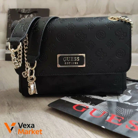Guess Love monogram original сумка чорна