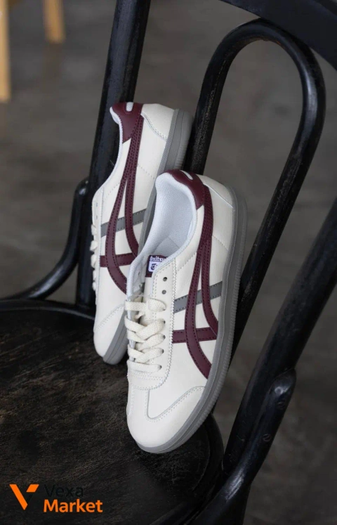 Asics Onitsuka Tiger Tokuten Beige шкіряні кросівки