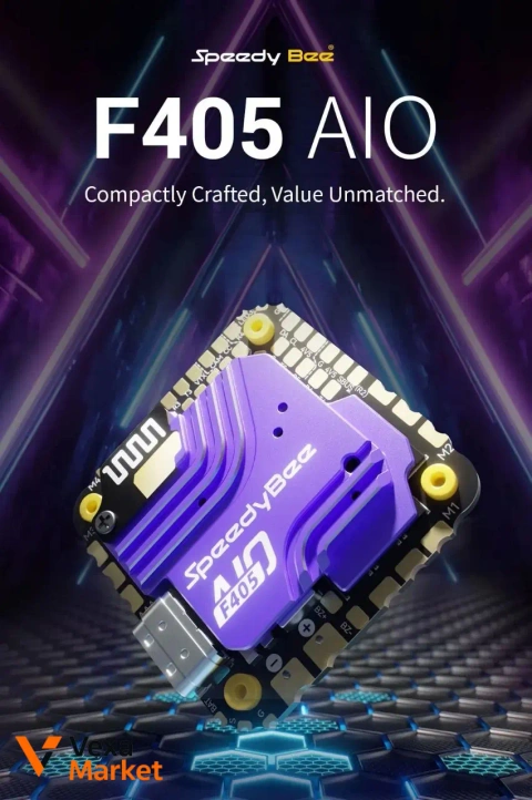 Контролер польоту SpeedyBee F405 AIO 40A (Bluejay)