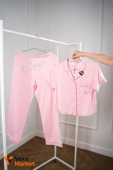 Піжама жіноча Juicy Couture рожева розмір S