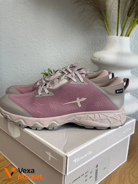 Жіночі кросівки Tamaris GORE-TEX пудровий розмір 37