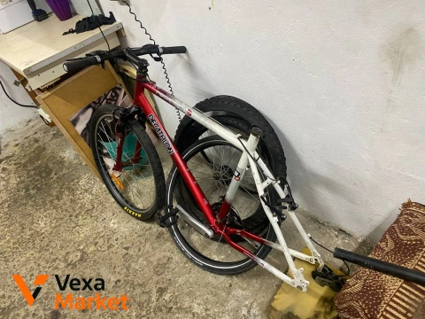 Рама Rockrider S2 Decathlon 26 M б/у (заварена) + запчастини
