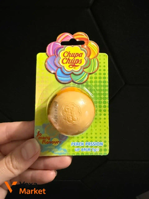 Бальзам для губ Chupa Chups Lip Balm Персик 7 г