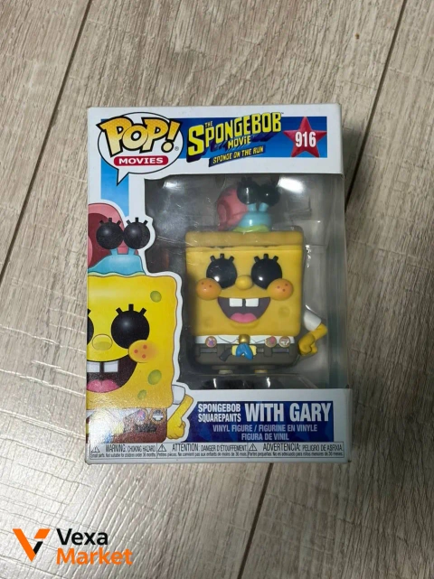 Фігурки Funko Pop Spongebob with Gary, Number Five