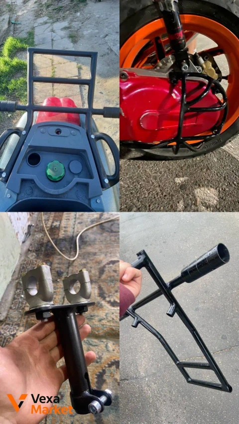 Винос керма та бугелі для скутерів Yamaha, Suzuki, Honda Dio