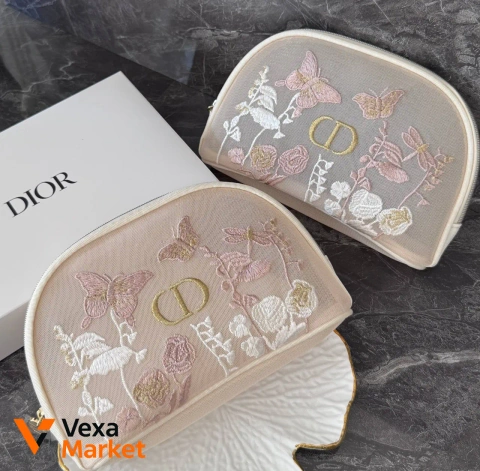 Косметичка Dior з вишивкою