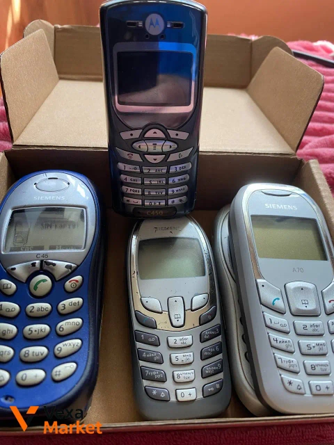 Мобильные телефоны Motorola, Siemens C45, Siemens A70