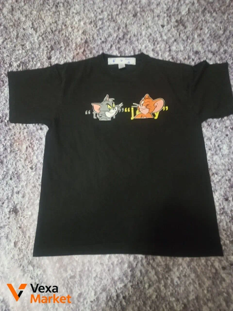 Off White Футболка с принтом Tom & Jerry