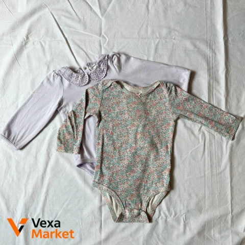 Боді H&M та Carters для дівчинки 80-86 см