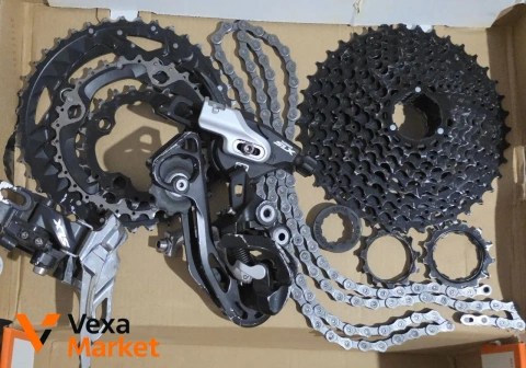 Групсет Shimano Deore XT + SLX MicroShift 10 скоростей