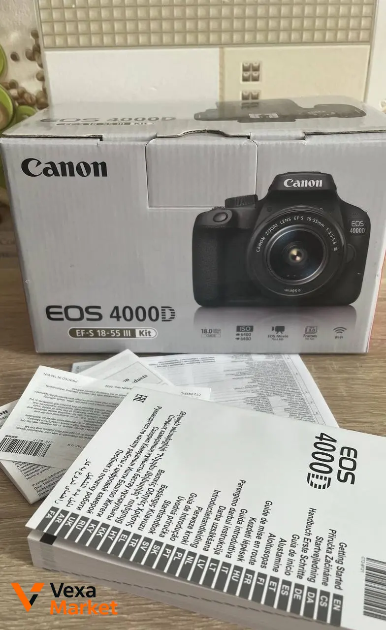 Canon EOS 4000D + объектив EF-S 18-55 III Kit — фото 2