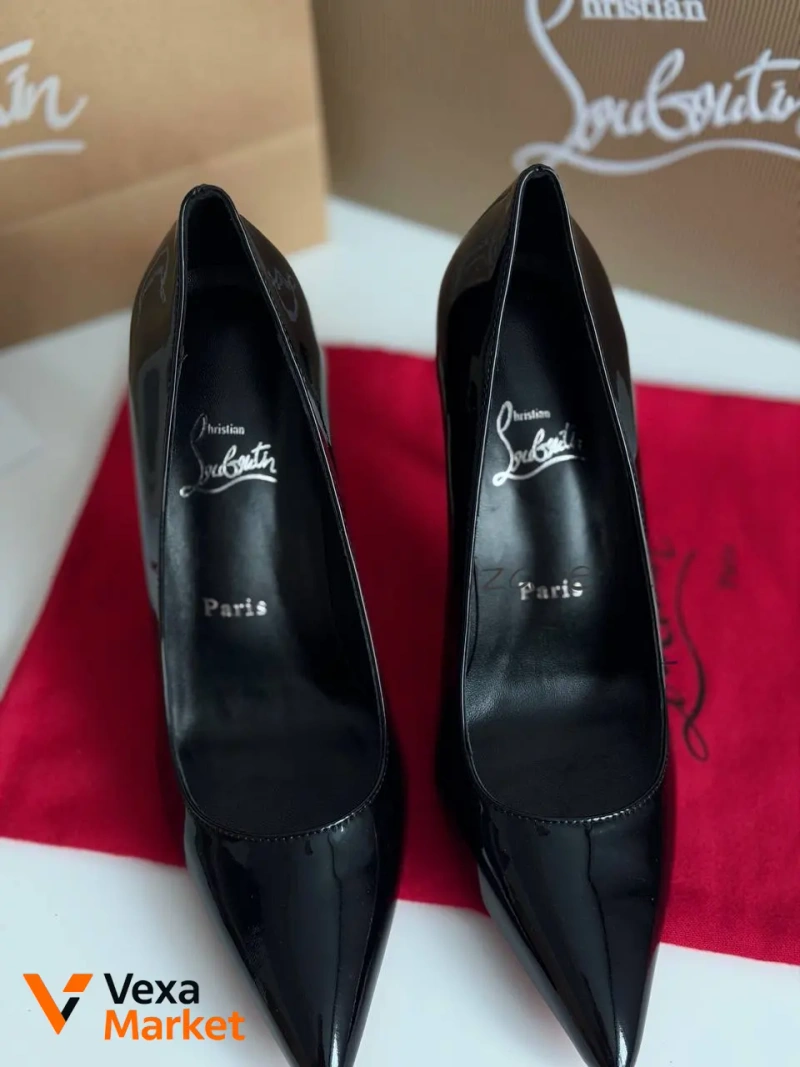 Christian Louboutin туфлі на підборах натуральна шкіра — фото 5