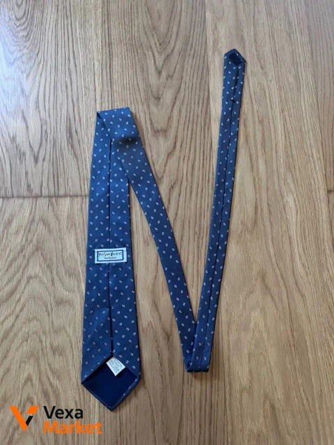 Yves Saint Laurent Mens Flower Silk Necktie