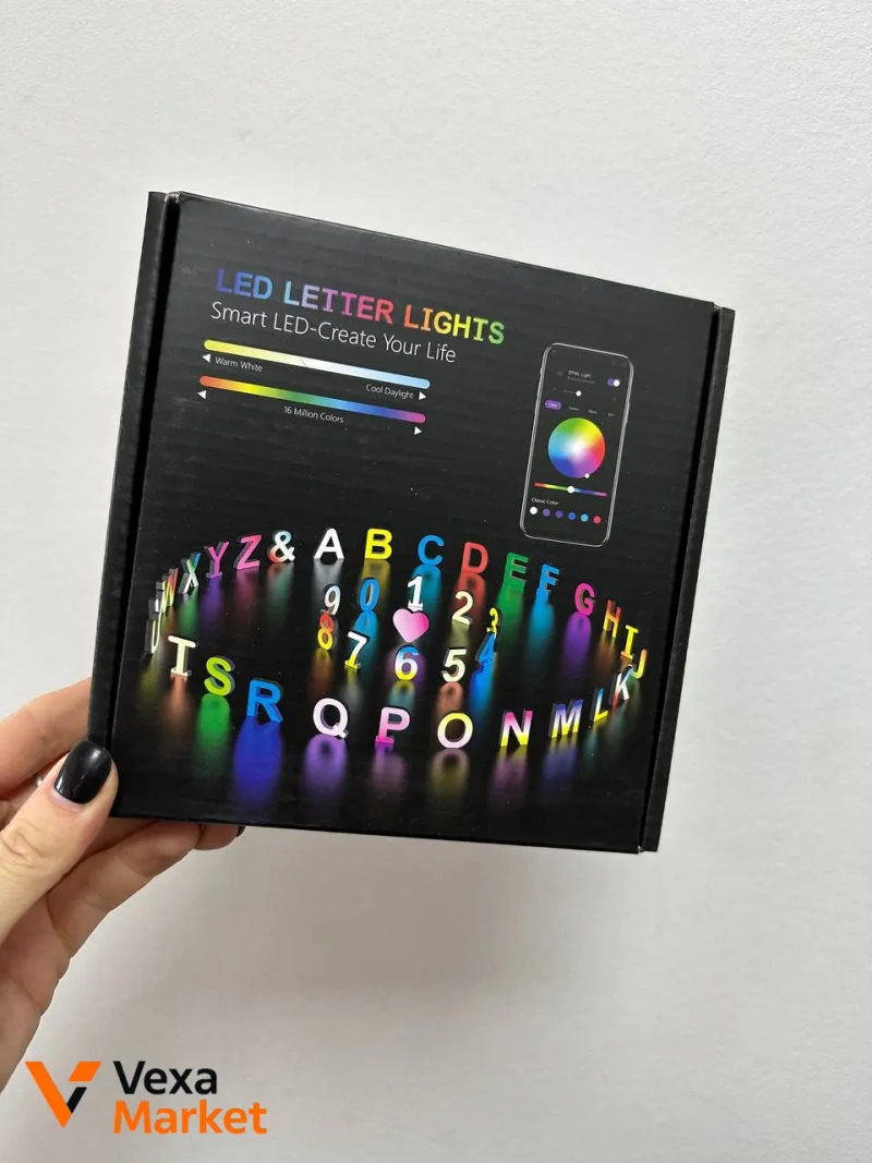 LED цифри з підсвіткою та керуванням через додаток — фото 2
