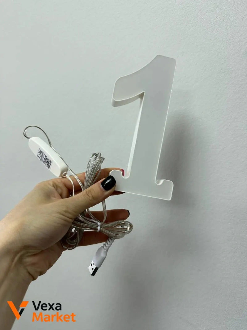 LED цифри з підсвіткою та керуванням через додаток — фото 3