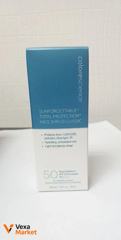 Сонцезахисний крем для обличчя Colorescience Sunforgettable Total Protection Face Shield Classic SPF 50, 55 мл