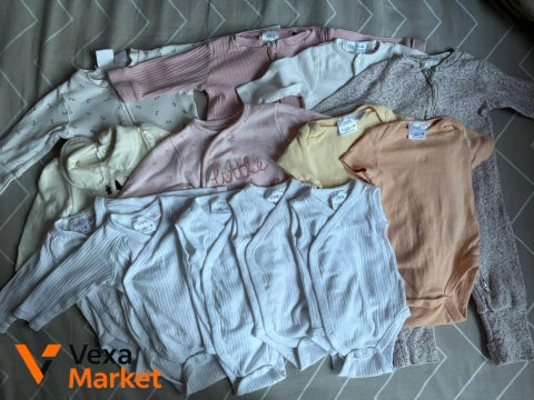 Лот дитячого одягу Zara: боді та чоловічки, розмір 62-68