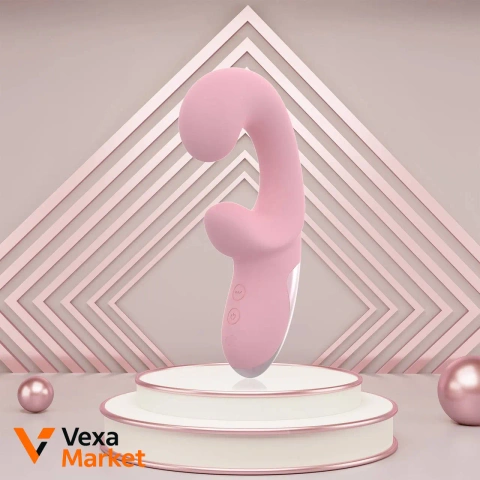 Вібратор Dream Toys Glam Flexible Duo з подвійною стимуляцією