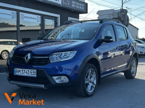 Renault Sandero StepWay 2020 Синий Бензин 0.9л Механика