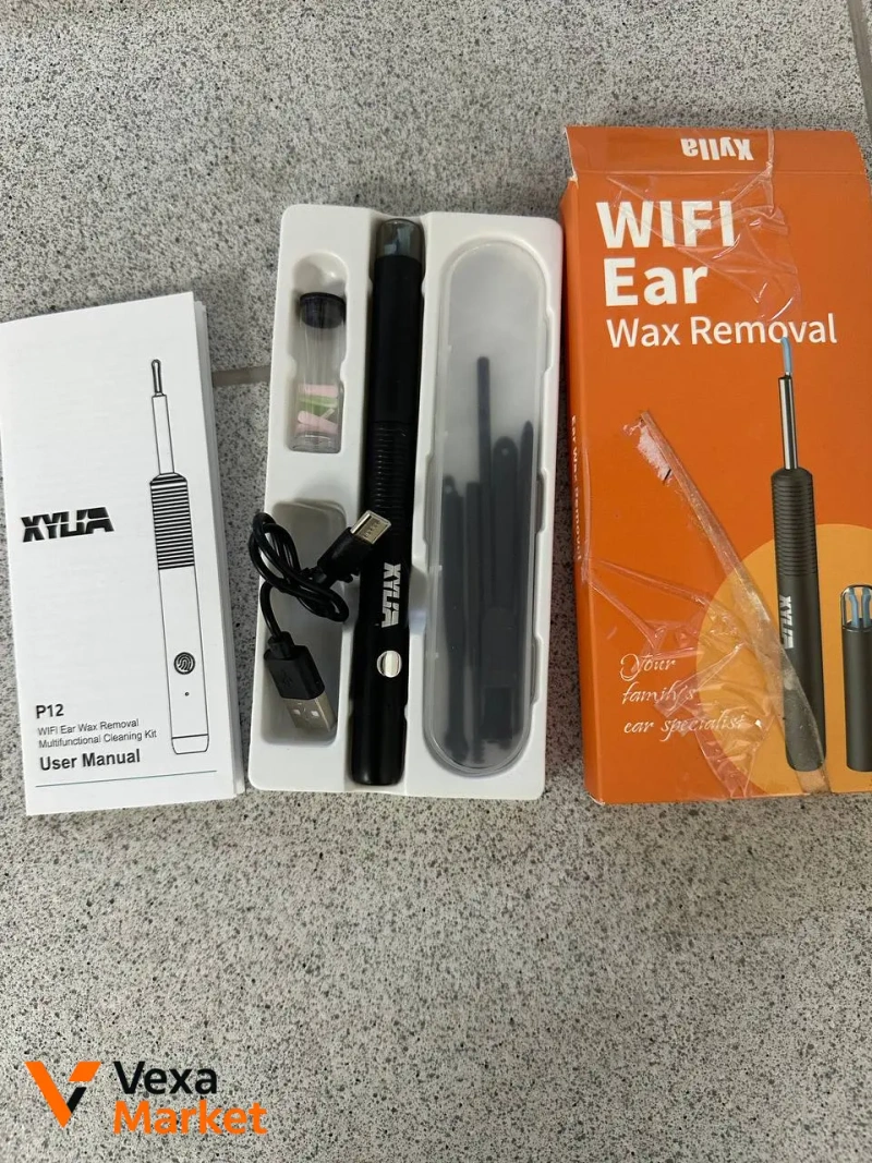 Отоскоп XYLA P12 с WiFi для удаления ушной серы — фото 2