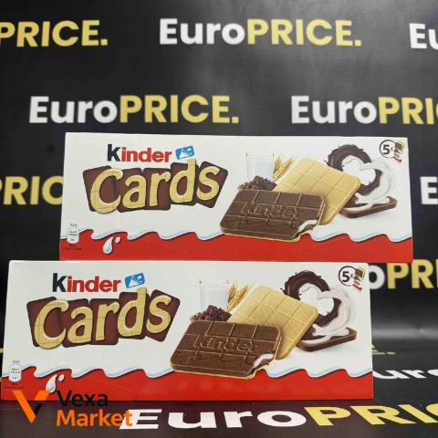 Батончик Kinder Cards 128г