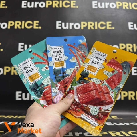 Китайські снеки Латіато (гострі палички/шматочки) Lakexixi Spicy Stick/Slice 26г
