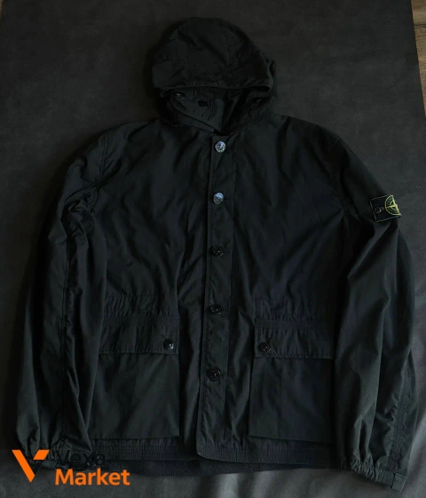 Вітровка Stone Island чорна розмір Л